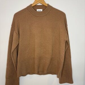 Private Label Tan Crew Neck Sweater
